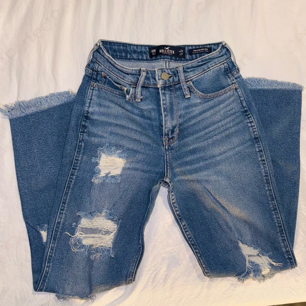 Hollister high rise mom jeans